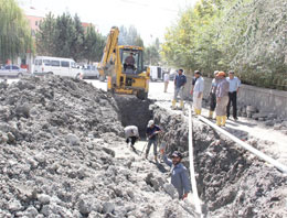 Hakkari'de tehlike saçan borular