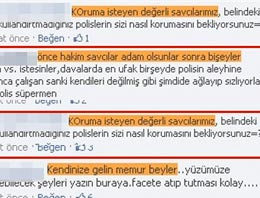 Facebook'ta savcı-polis kavgası