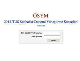 TUS ve DUS yerleştirme sonuçları açıklandı